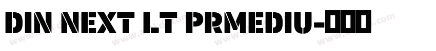 DIN NEXT LT PRMEDIU字体转换